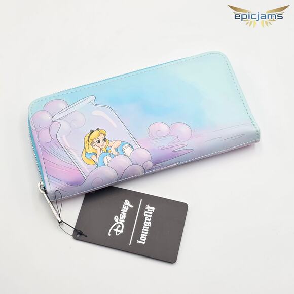 Loungefly Disney Alice in Wonderland Alice in Bottle Mini Backpack & Wallet Set